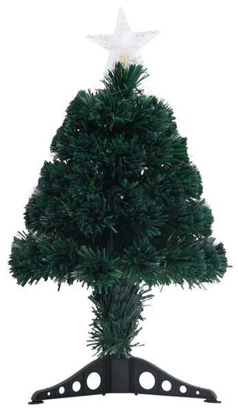 Pre-lit Christmas Tree with Stand 64 cm Fibre Optic