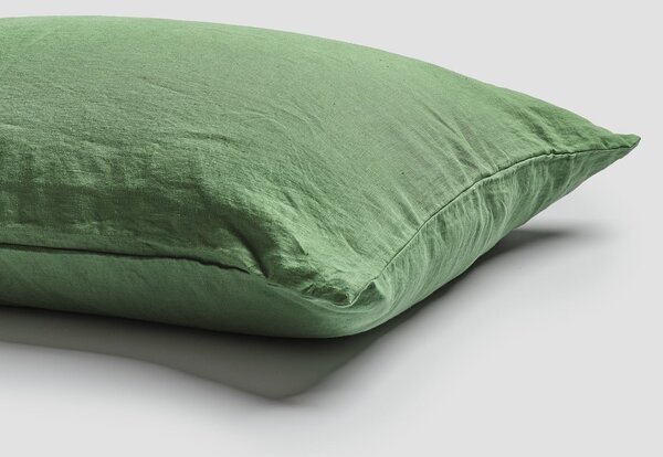 Piglet Forest Green Linen Pillowcases (Pair) Size Standard