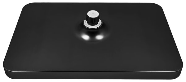 Rectangular shower head REA JS-032 Black