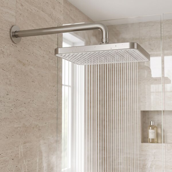 Rectangular shower head REA JS-032 Brushed Nickel