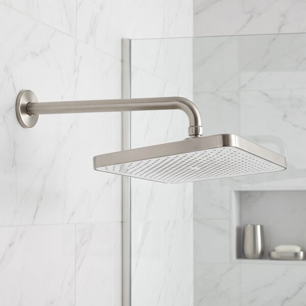 Rectangular shower head REA JS-032 Brushed Nickel