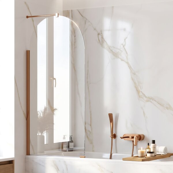Bathtub screen Rea Travis Copper Brush 80