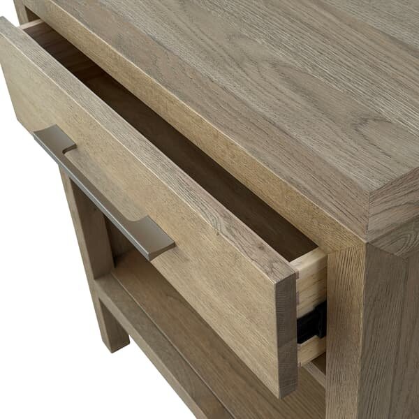 Eliot Bedside Table Weathered Oak, Side Table, Small - Andrew Martin