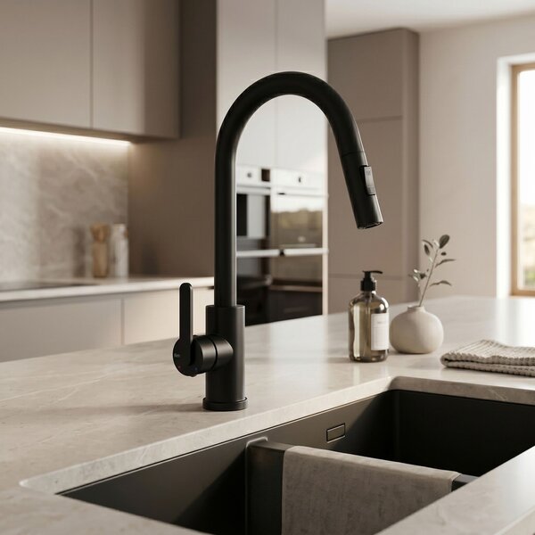 Kitchen faucet REA Ontario Black