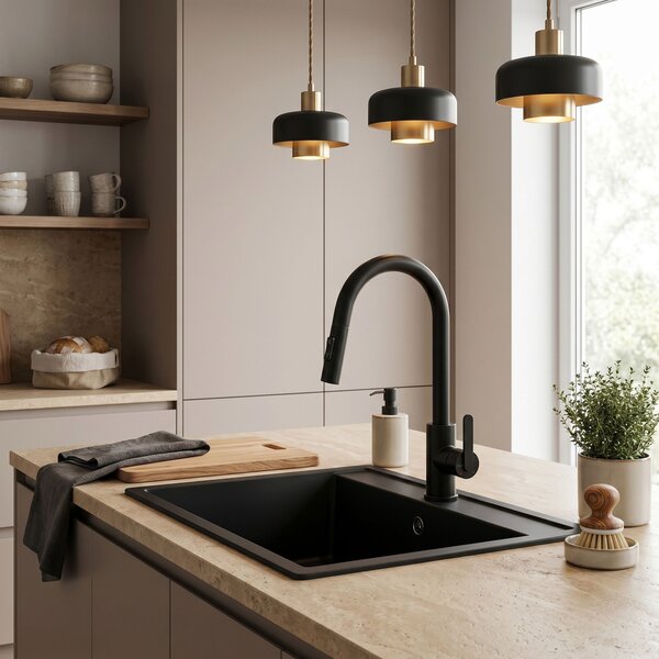 Kitchen faucet REA Ontario Black