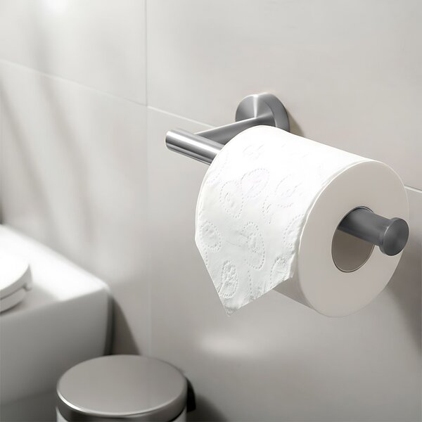 Bathroom Accessories Set Ari Brush Nickel 4 Pieces
