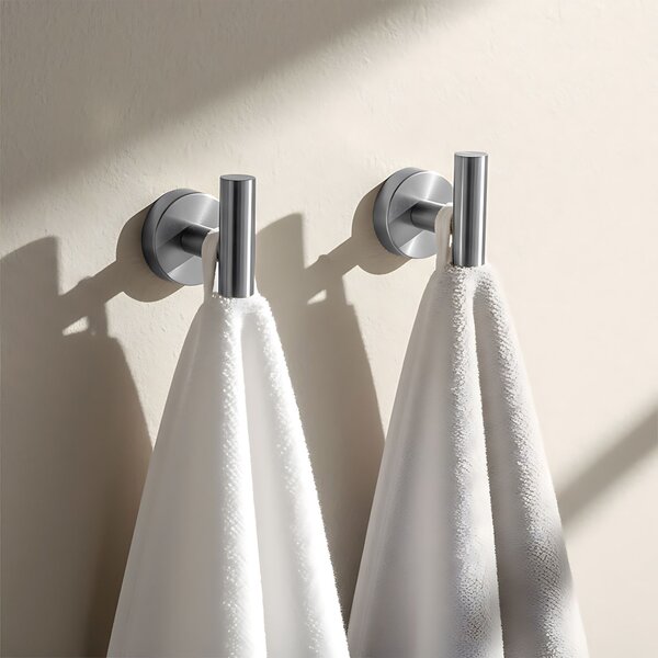 Bathroom Accessories Set Ari Brush Nickel 4 Pieces
