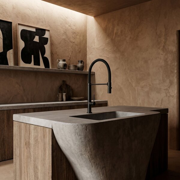 Kitchen faucet Viera Black