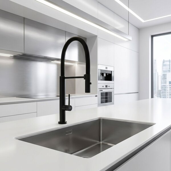 Kitchen faucet Viera Black