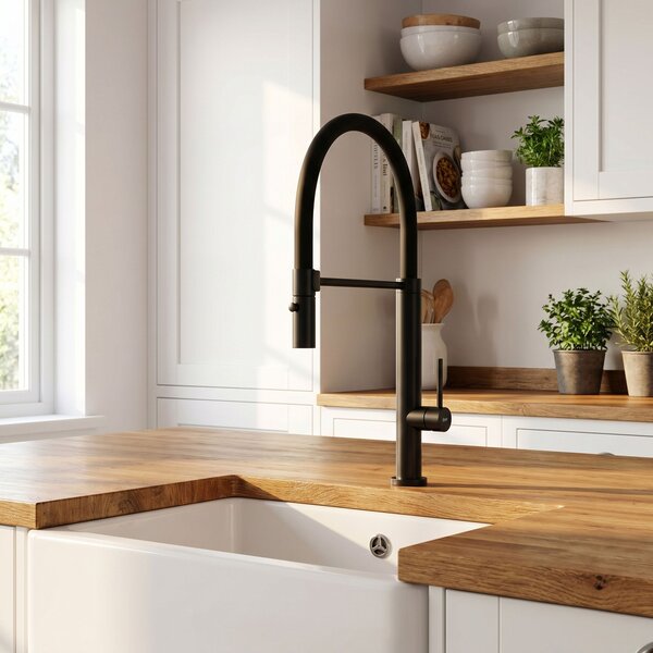 Kitchen faucet Viera Black