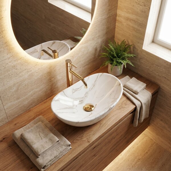 Countertop Basin REA Royal Mini Aiax Shiny