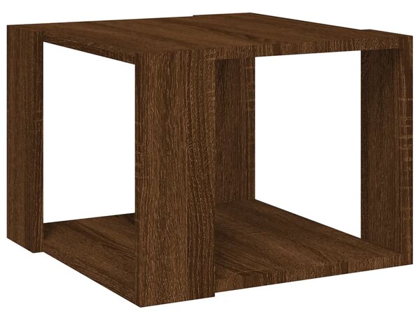 Coffee Table Brown Oak 40x40x30 cm Engineered Wood