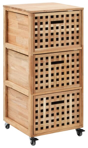 Bathroom Cabinet 41x41x91 cm Solid Walnut Wood