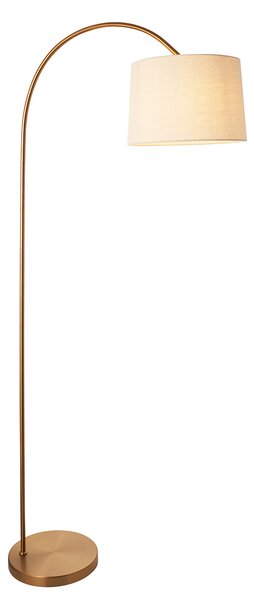 Camilo E27 Floor Lamp in Warm Brass