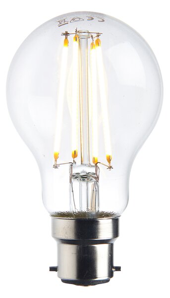 B22 LED Filament GLS Dimmable Warm White Bulb