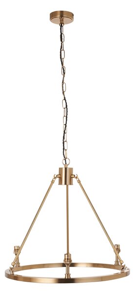 Curio 3lt Pendant Aged Brass