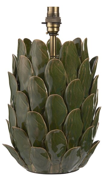 Daun Table Base Dark Green Glaze