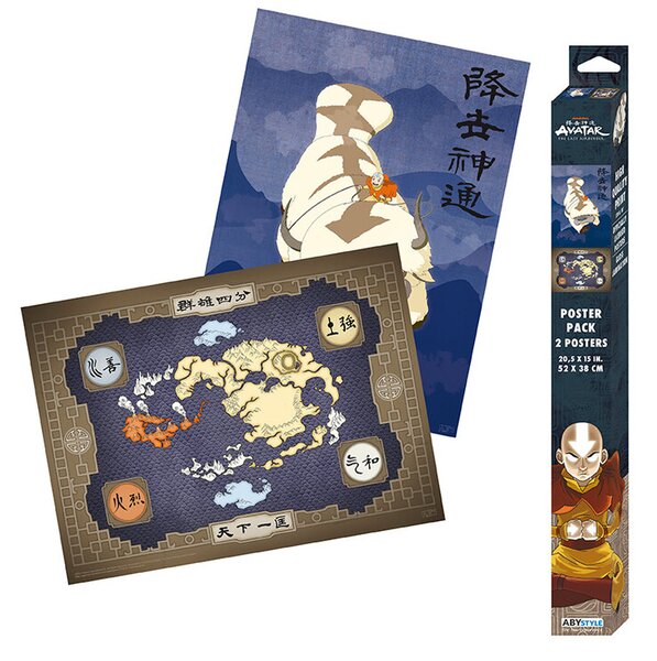 Gift set Avatar - Appa & Map