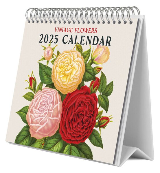 Calendar 2025 Flores Vintage