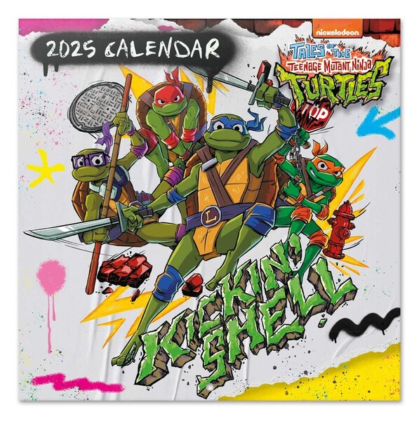 Calendar 2025 Ninja Turtles