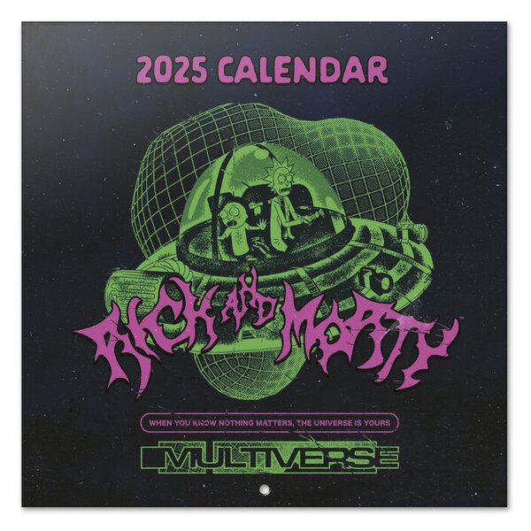 Calendar 2025 Rick and Morty