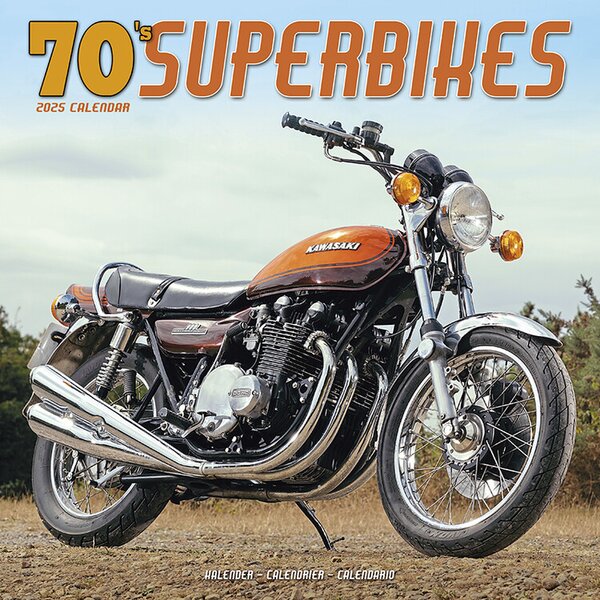 Calendar 2025 70's Superbikes