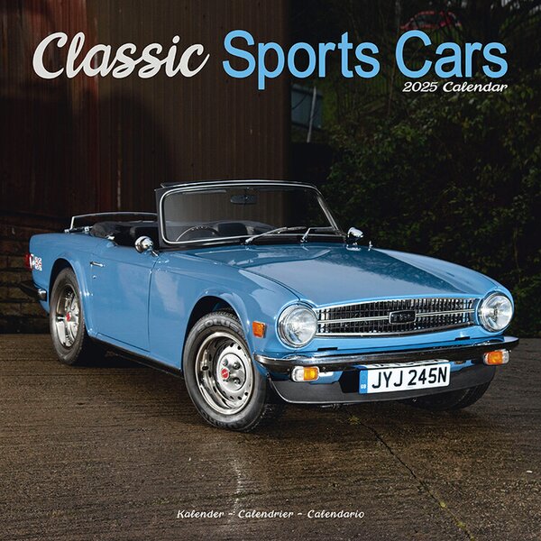 Calendar 2025 Classic Sports Cars