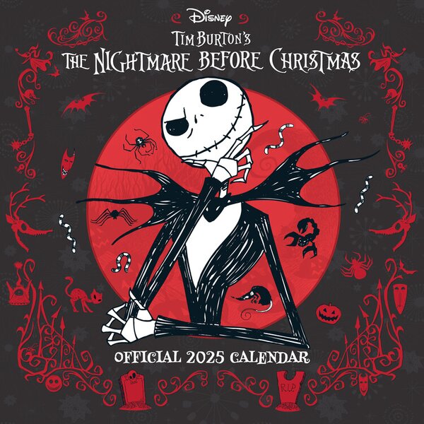 Calendar 2025 The Nightmare Before Christmas