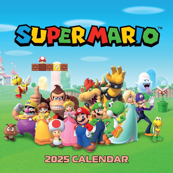 Calendar 2025 Super Mario