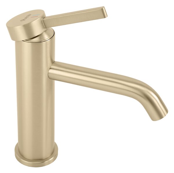 Bathroom faucet Rea Rivo Brush Gold