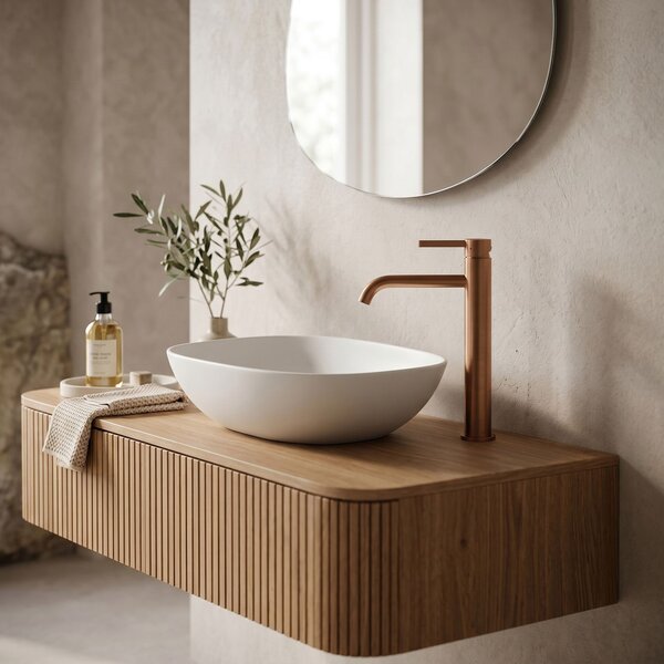 Bathroom faucet Rea Foster Brush Copper