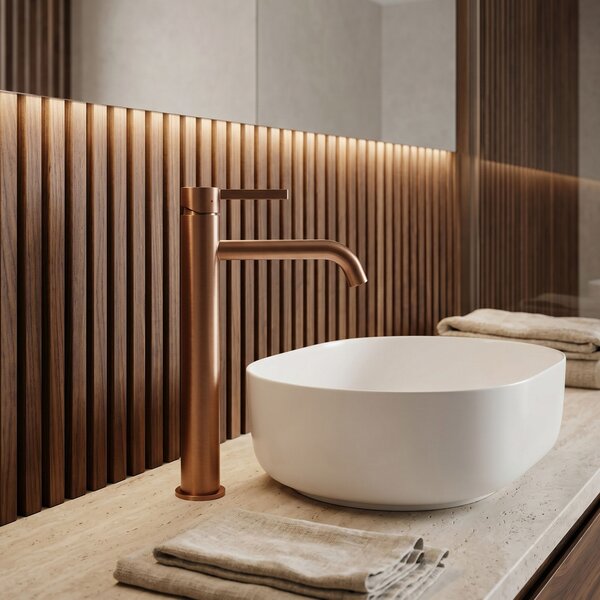 Bathroom faucet Rea Foster Brush Copper