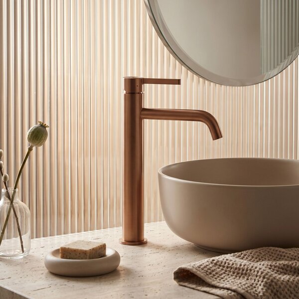 Bathroom faucet Rea Foster Brush Copper