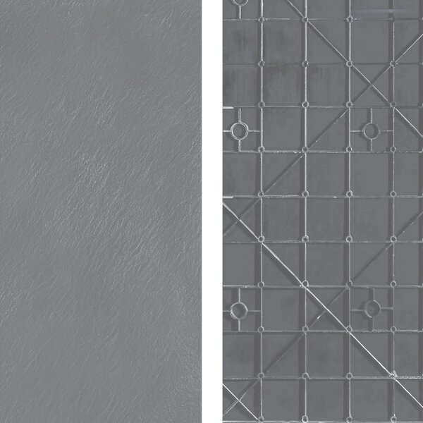 Shower tray Magnum Grey 90x90