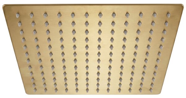Square rain shower head REA JS-P015BG 30cm Brush Gold