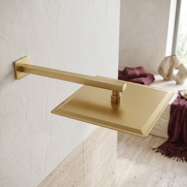 Square rain shower head REA JS-P015BG 30cm Brush Gold