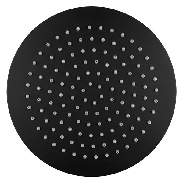 Round rain shower REA JS-P014B 25cm Black