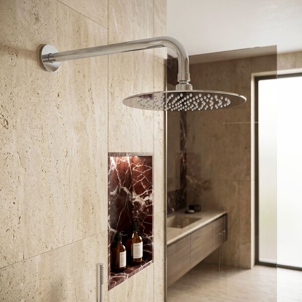 Round rain shower REA JS-P014 25cm Chrome