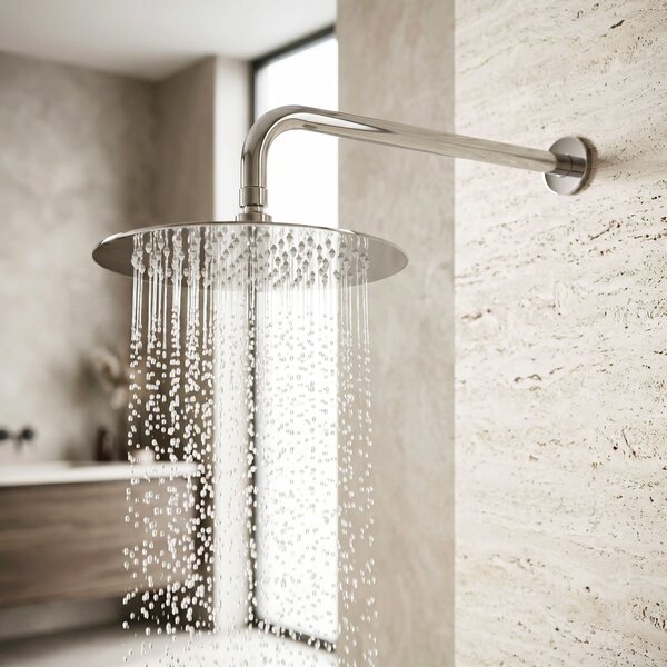 Round rain shower REA JS-P014 25cm Chrome
