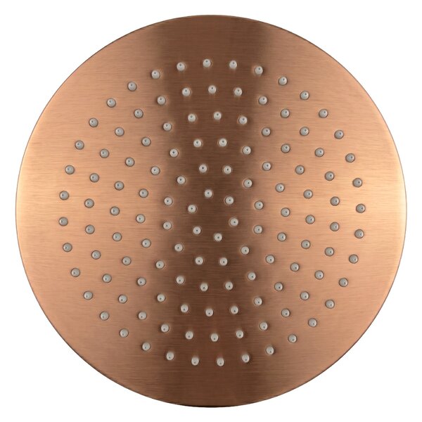 Round rain shower REA JS-P014BRG 25cm Brush Copper