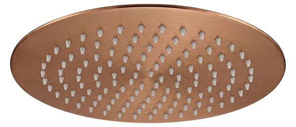 Round rain shower REA JS-P014BRG 25cm Brush Copper