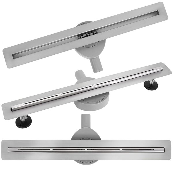 Linear drainage Rea FILO Nickel Brush 60