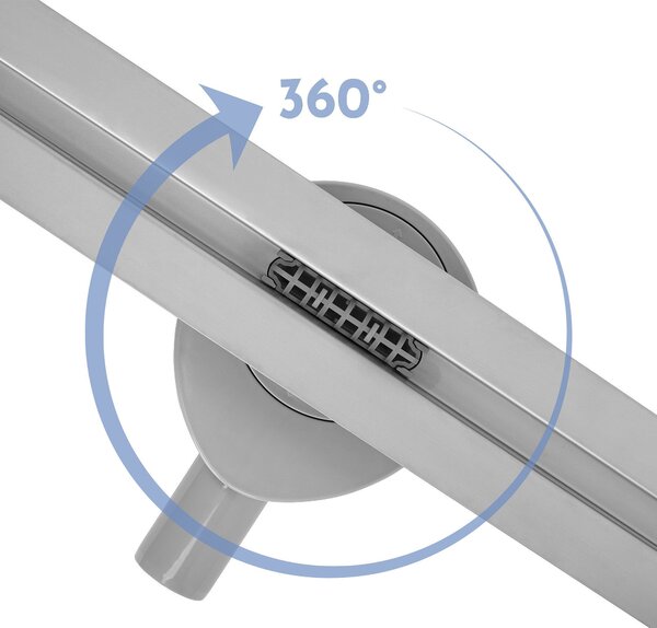 Linear drainage Rea FILO Nickel Brush 60