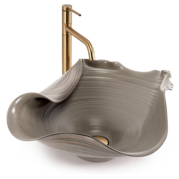 Ceramic Countertop Basin REA HM-17 Handmade ART