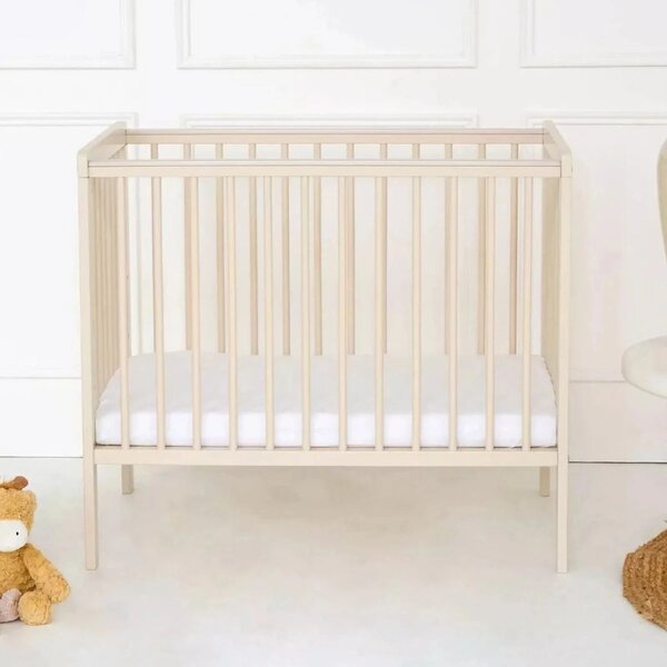 East Coast Space Saver Cot with Mattress Bundle - Cashmere