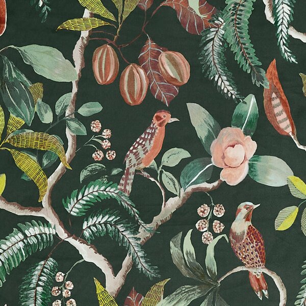 Prestigious Textiles Sumatra Printed Fabric Emerald