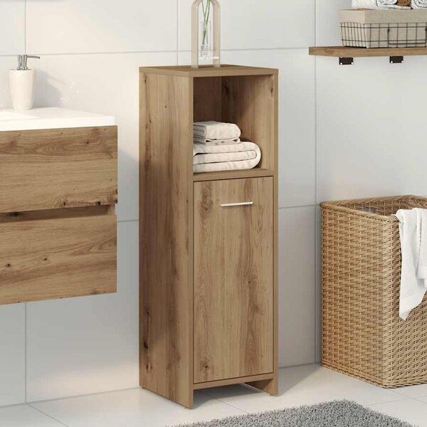 Sayreville Wooden Bathroom Cabinet With 1 Door - Artisan Oak
