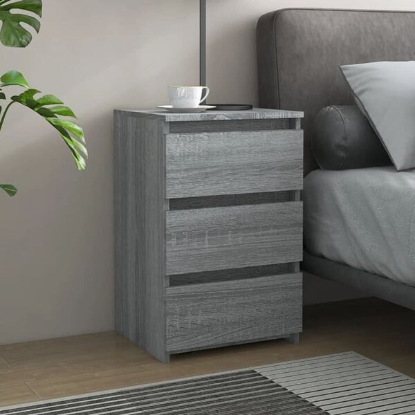 Smyrna Wooden Chest Of 3 Drawers - Grey Sonoma
