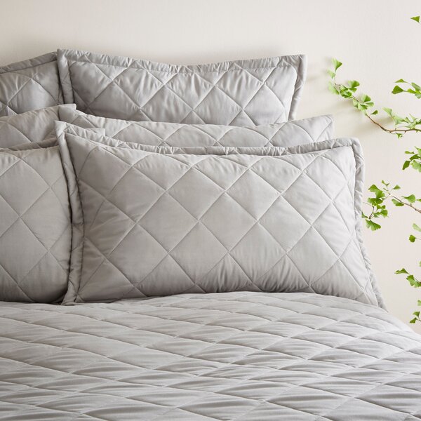 Helston Oxford Pillowcase Grey