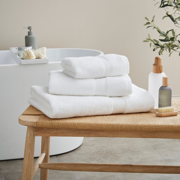 White Ultra Soft Cotton Towel White